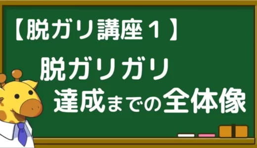 【細マッチョになるには？】ガリガリから抜け出すための全体像を解説！【脱ガリ講座１】